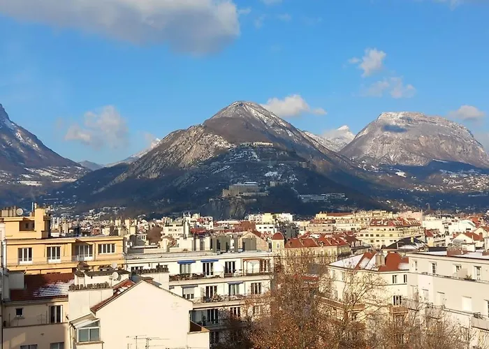 Espace Prive, Balcon Vue Montagnes Pour 1 A 4 Personnes